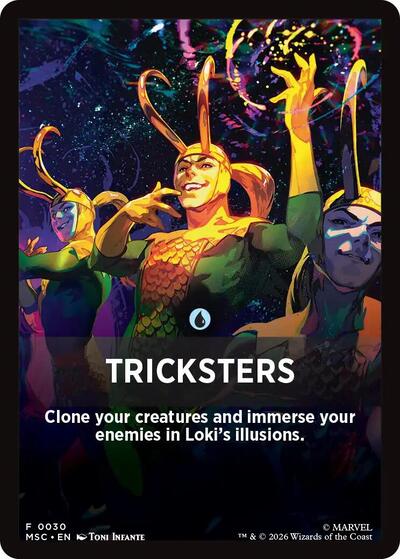 Tricksters Theme Card (Commander: Marvel Super Heroes) Near Mint
