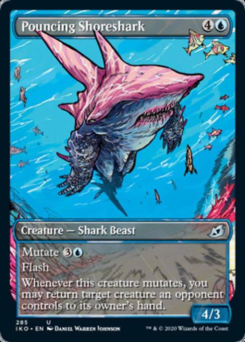 Pouncing Shoreshark (Showcase) (Ikoria: Lair of Behemoths) Light Play
