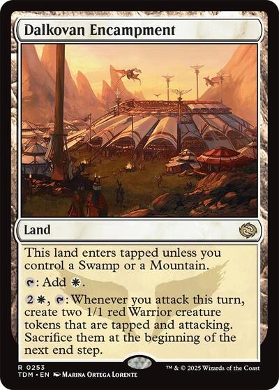 Dalkovan Encampment (Tarkir: Dragonstorm) Near Mint Foil