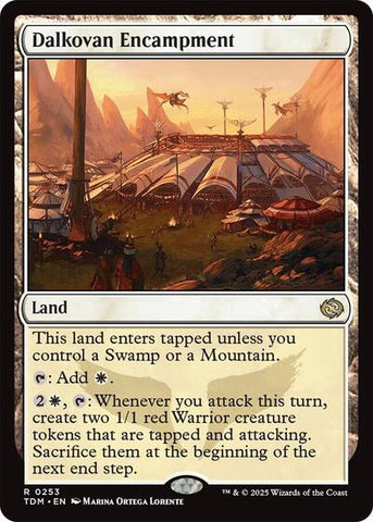 Dalkovan Encampment (Tarkir: Dragonstorm) Near Mint Foil