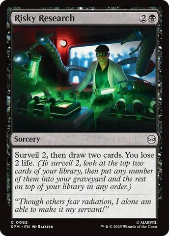 Risky Research (Marvel's Spider-Man) Near Mint Foil