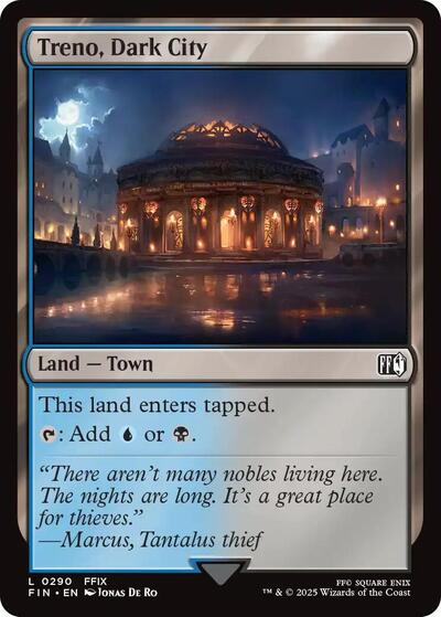 Treno, Dark City (Universes Beyond: FINAL FANTASY) Light Play Foil