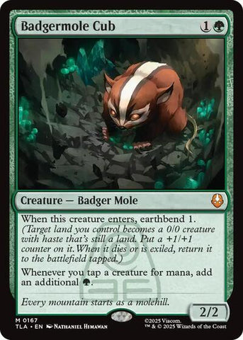 Badgermole Cub (Avatar: The Last Airbender) Near Mint Foil