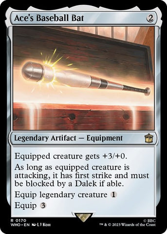 Ace's Baseball Bat (Universes Beyond: Doctor Who) Near Mint