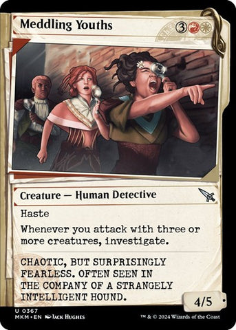 Meddling Youths (Showcase) (Murders at Karlov Manor) Near Mint Foil
