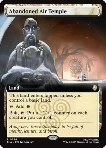 Abandoned Air Temple (Extended Art) (Avatar: The Last Airbender) Near Mint Foil