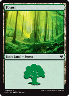Forest (309) (Commander 2017) Near Mint