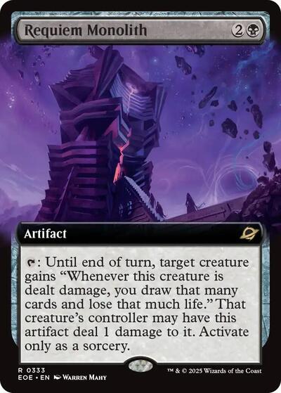Requiem Monolith (Extended Art) (Edge of Eternities) Near Mint Foil
