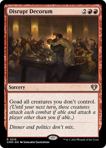 Disrupt Decorum (Commander Masters) Near Mint