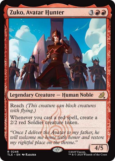 Zuko, Avatar Hunter (Avatar: The Last Airbender: Eternal-Legal) Near Mint