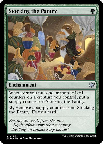 Stocking the Pantry (Bloomburrow) Near Mint