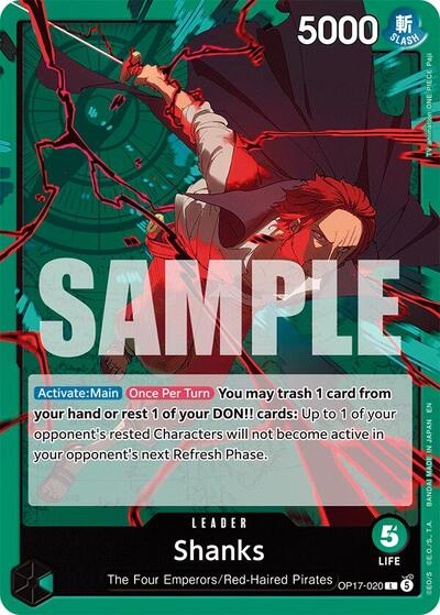 Shanks (The World's Strongest Warriors) Near Mint