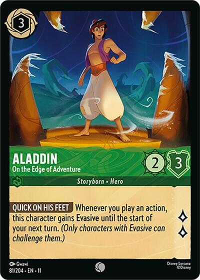 Aladdin - On the Edge of Adventure (Winterspell) Near Mint