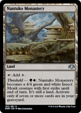 Nantuko Monastery (Dominaria Remastered) Near Mint Foil