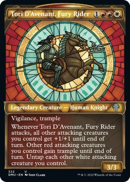 Tori D'Avenant, Fury Rider (Showcase) (Dominaria United) Near Mint