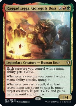 Raggadragga, Goreguts Boss (Commander Legends: Battle for Baldur's Gate) Near Mint Foil