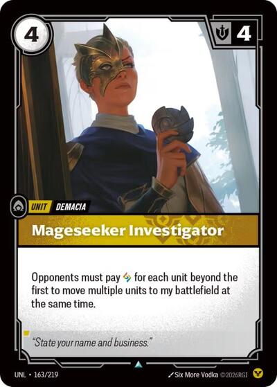Mageseeker Investigator (Unleashed) Near Mint Foil