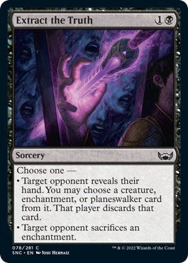 Extract the Truth (Streets of New Capenna) Near Mint Foil