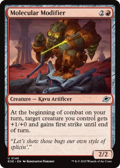 Molecular Modifier (Edge of Eternities) Near Mint Foil