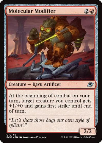 Molecular Modifier (Edge of Eternities) Near Mint Foil