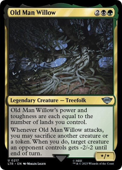 Old Man Willow (Universes Beyond: The Lord of the Rings: Tales of Middle-earth) Near Mint Foil