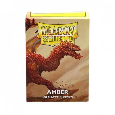 Dragon Shield Player's Choice Matte Sleeves Amber (100-Pack) (Dragon Shield) New