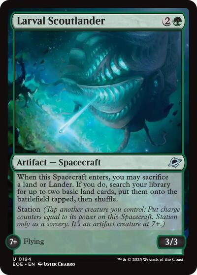 Larval Scoutlander (Edge of Eternities) Near Mint