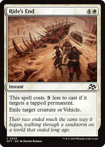 Ride's End (Aetherdrift) Near Mint Foil
