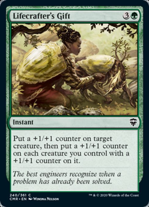 Lifecrafter's Gift (Commander Legends) Near Mint Foil