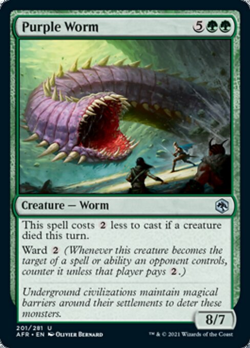 Purple Worm (Adventures in the Forgotten Realms) Near Mint