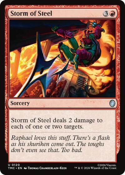 Storm of Steel (Commander: Teenage Mutant Ninja Turtles) Near Mint