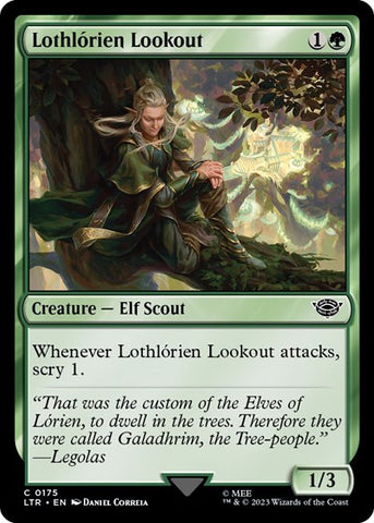 Lothlorien Lookout (Universes Beyond: The Lord of the Rings: Tales of Middle-earth) Near Mint Foil