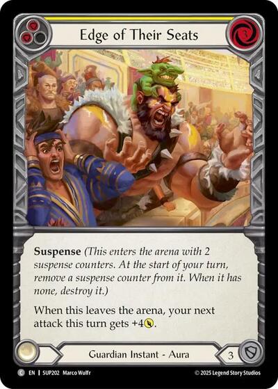 Edge of Their Seats (Yellow) (Super Slam) Near Mint