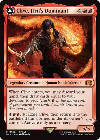 Clive, Ifrit's Dominant (Universes Beyond: FINAL FANTASY) Near Mint