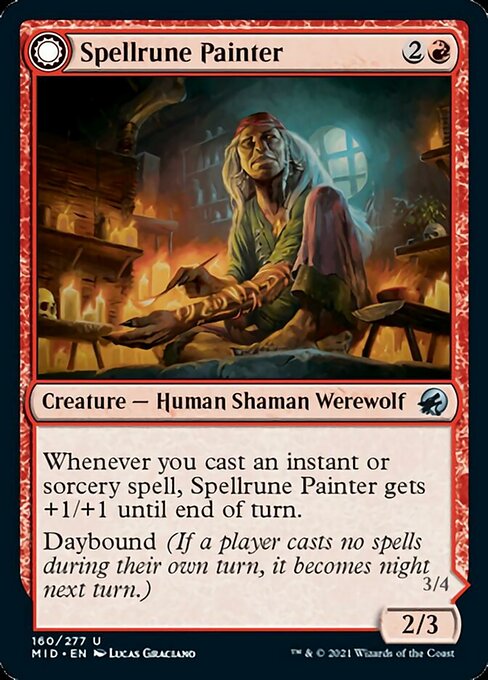 Spellrune Painter / Spellrune Howler (Innistrad: Midnight Hunt) Near Mint