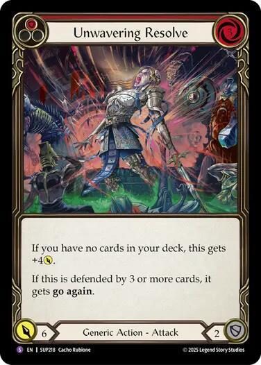 Unwavering Resolve (Super Slam) Near Mint