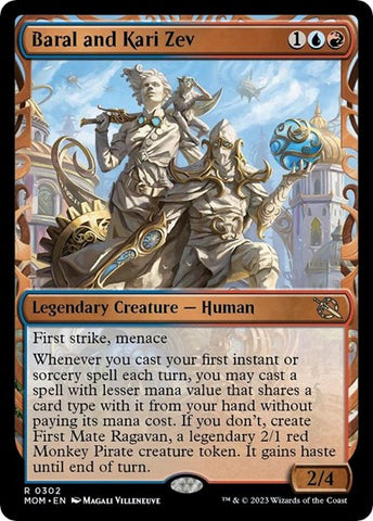Baral and Kari Zev (Showcase) (March of the Machine) Near Mint