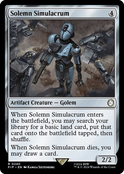 Solemn Simulacrum (Universes Beyond: Fallout) Near Mint