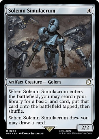 Solemn Simulacrum (Universes Beyond: Fallout) Near Mint