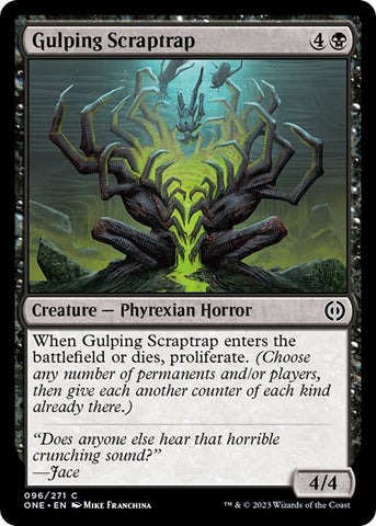 Gulping Scraptrap (Phyrexia: All Will Be One) Near Mint Foil
