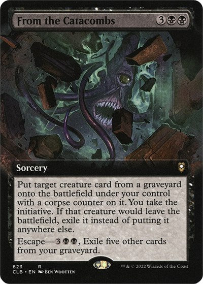 From the Catacombs (Extended Art) (Commander Legends: Battle for Baldur's Gate) Near Mint