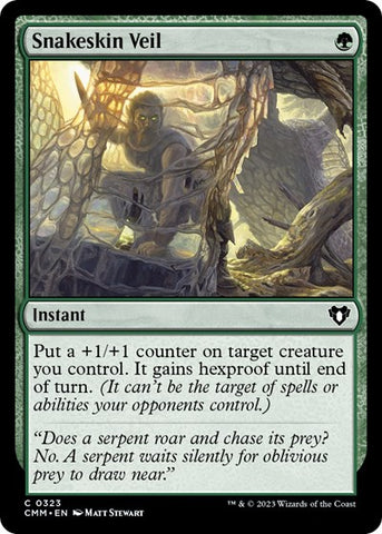 Snakeskin Veil (Commander Masters) Near Mint