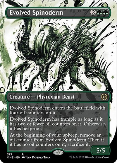 Evolved Spinoderm (Showcase) (Phyrexia: All Will Be One) Near Mint Foil