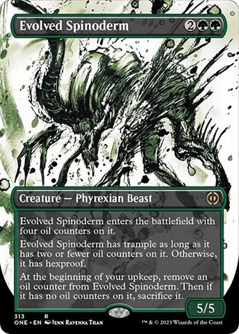 Evolved Spinoderm (Showcase) (Phyrexia: All Will Be One) Near Mint Foil