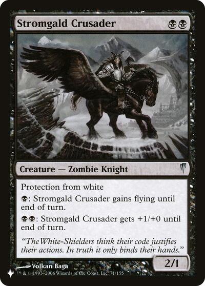 Stromgald Crusader (The List) Near Mint