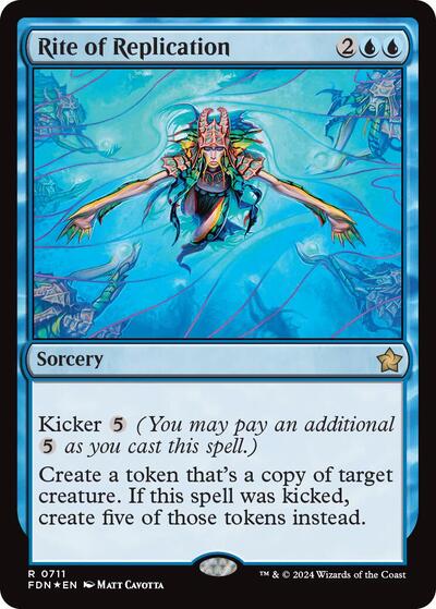 Rite of Replication (Foundations) Near Mint Foil