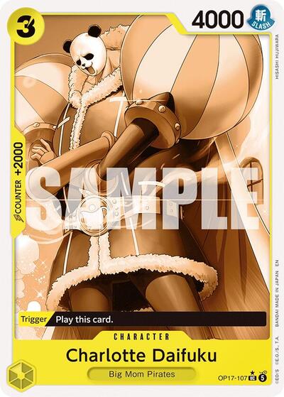 Charlotte Daifuku (Pandaman Art) (The World's Strongest Warriors) Near Mint