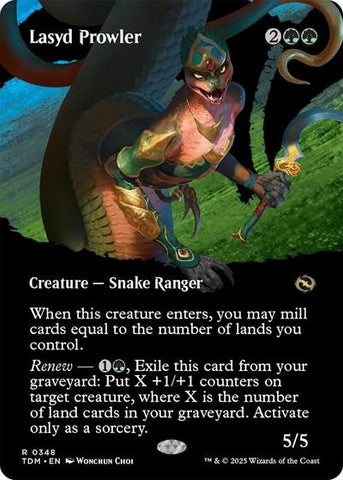 Lasyd Prowler (Borderless) (Tarkir: Dragonstorm) Near Mint