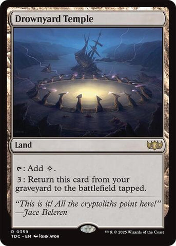Drownyard Temple (Commander: Tarkir: Dragonstorm) Near Mint