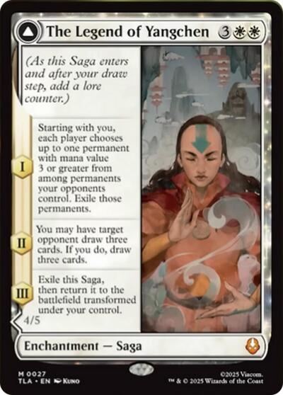 The Legend of Yangchen (Avatar: The Last Airbender) Near Mint Foil